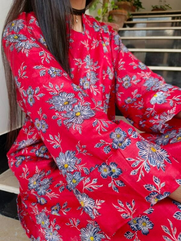 Floral Printed 2 Piece Suit - Image 5