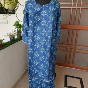 Blue Bloom 2 Piece Suit